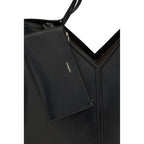 Black Calf Leather Bos Taurus Shoulder Bag