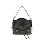 Black Calf Leather Bos Taurus Backet Bag
