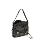 Black Calf Leather Bos Taurus Backet Bag