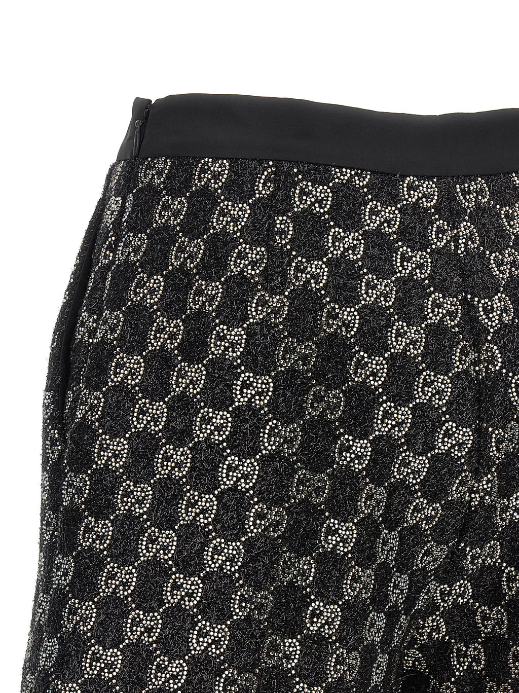 Black Viscose Short And Mini Shorts