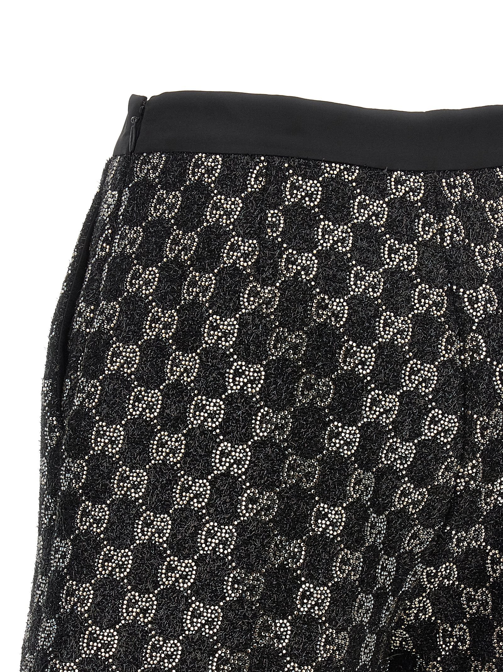 Black Viscose Short And Mini Shorts