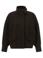 Brown Wool Bomber