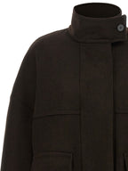 Brown Wool Bomber
