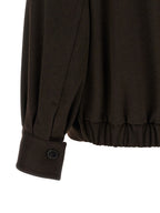 Brown Wool Bomber