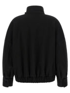 Black Wool Bomber