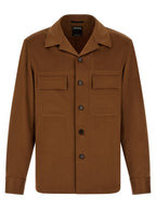 Brown Cashmere Blouse