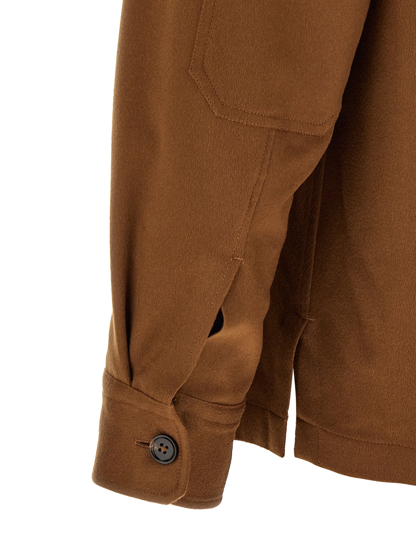 Brown Cashmere Blouse