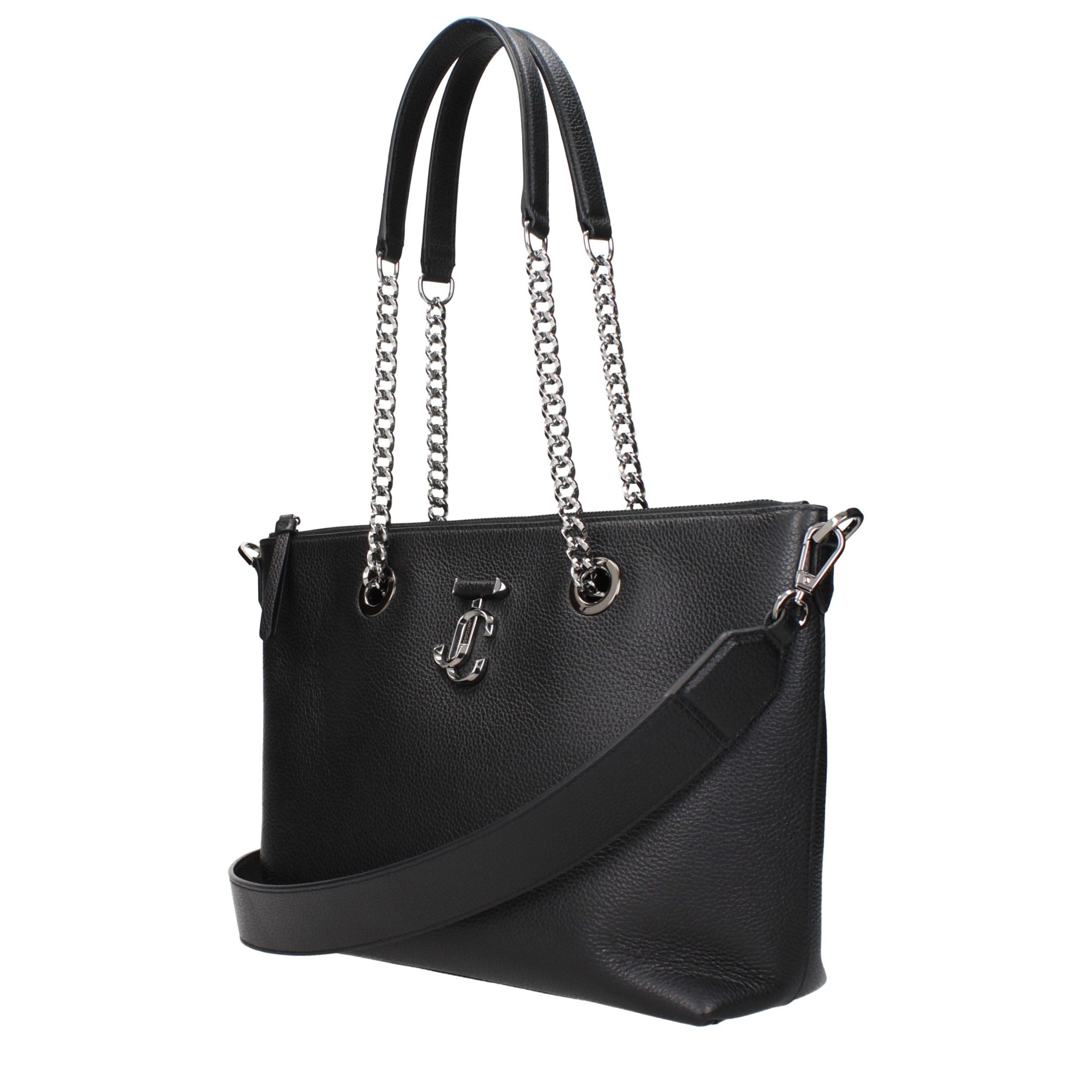 Black Leather Shoulder Bag
