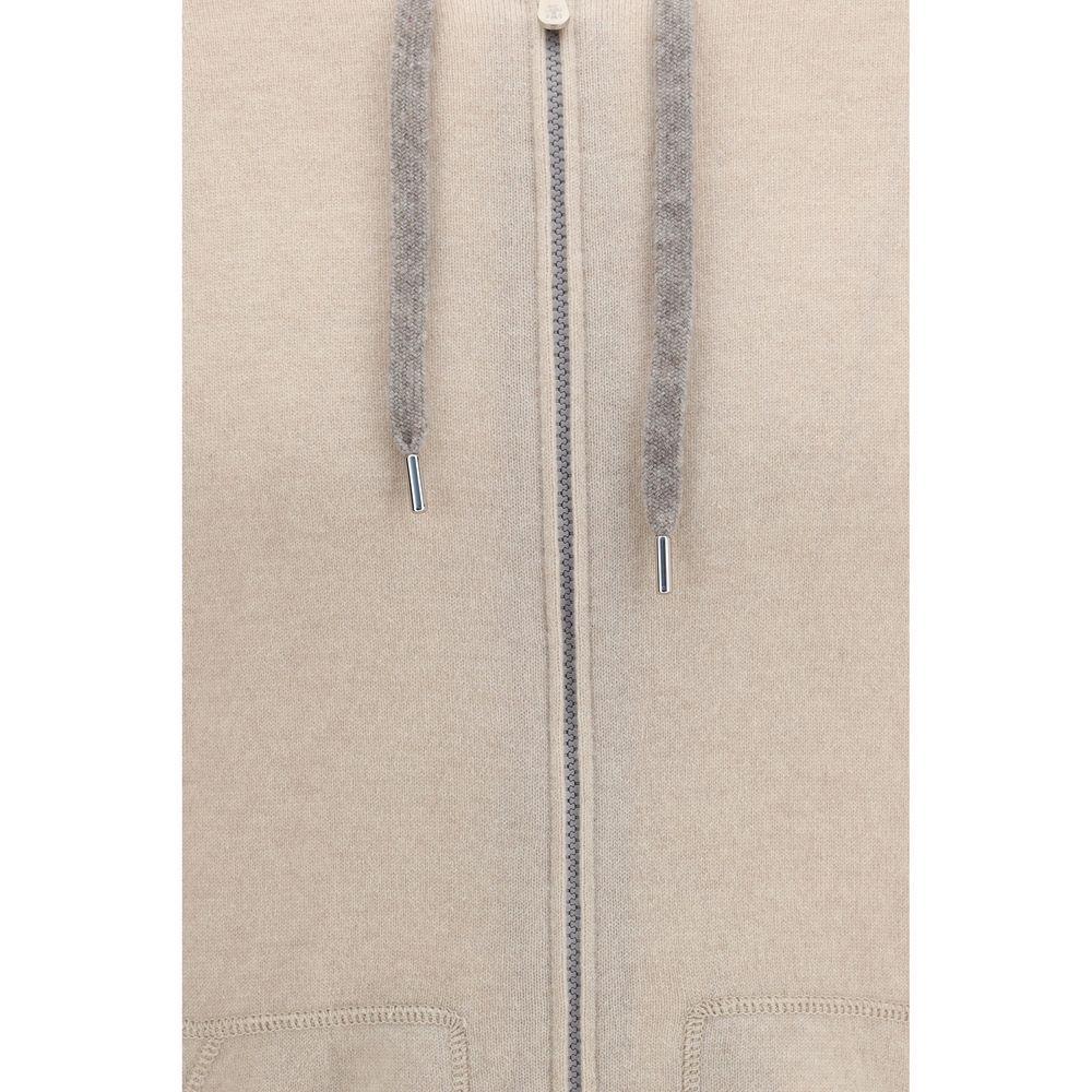 Beige Cashmere Sweatshirt