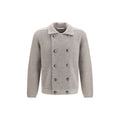 Gray Cashmere Cardigan
