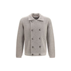 Gray Cashmere Cardigan