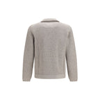 Gray Cashmere Cardigan