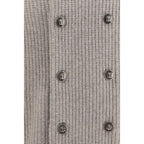 Gray Cashmere Cardigan