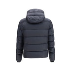 Blue Polyamide Full-Length Jacket