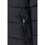 Blue Polyamide Full-Length Jacket