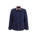 Blue Wool Oves Aries Full-Length Jacket