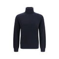 Blue Cashmere Turtleneck