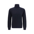 Blue Cashmere Turtleneck