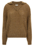 Brown Polyamide Polo Shirt