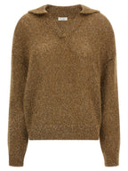 Brown Polyamide Polo Shirt