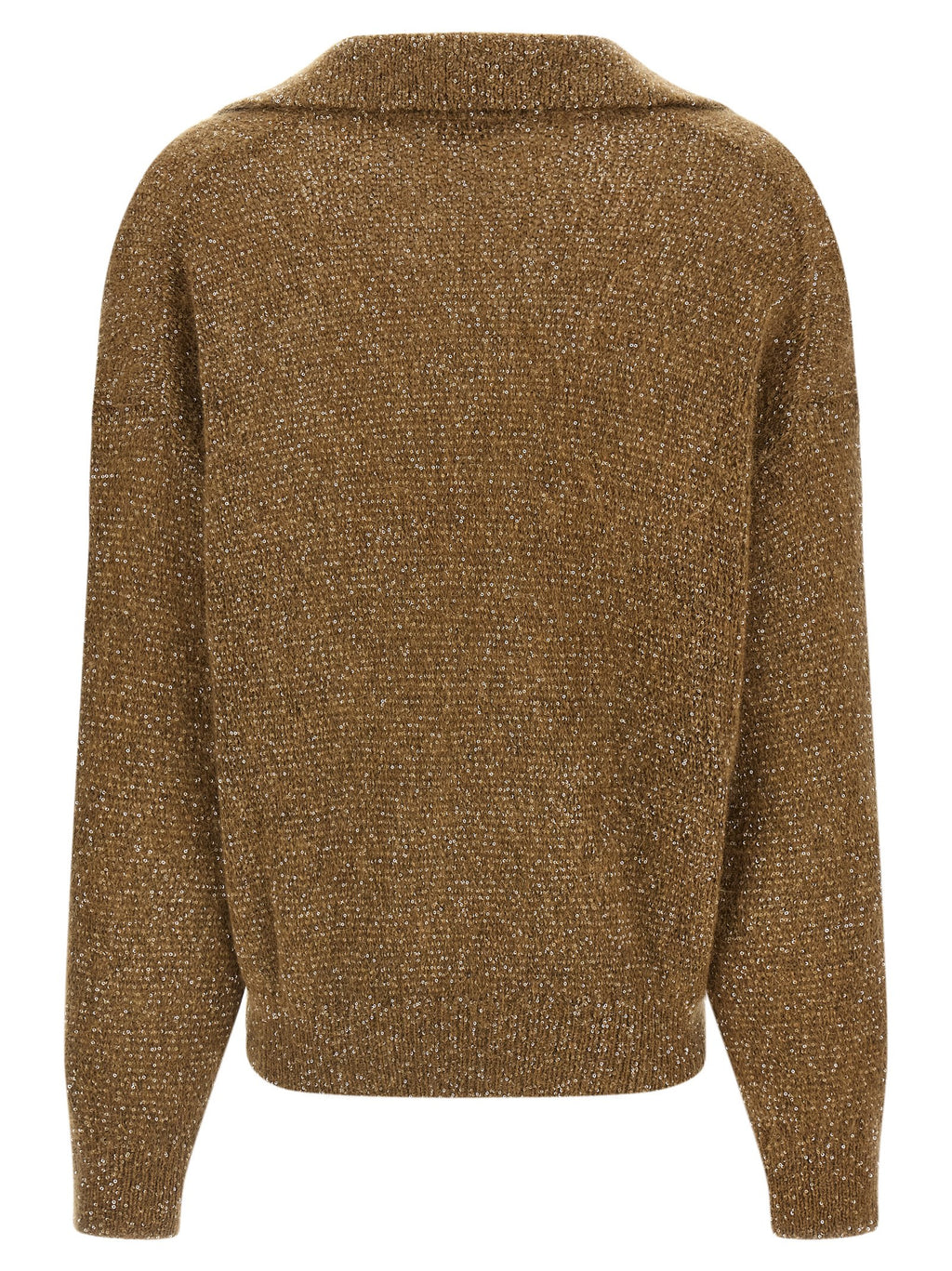 Brown Polyamide Polo Shirt