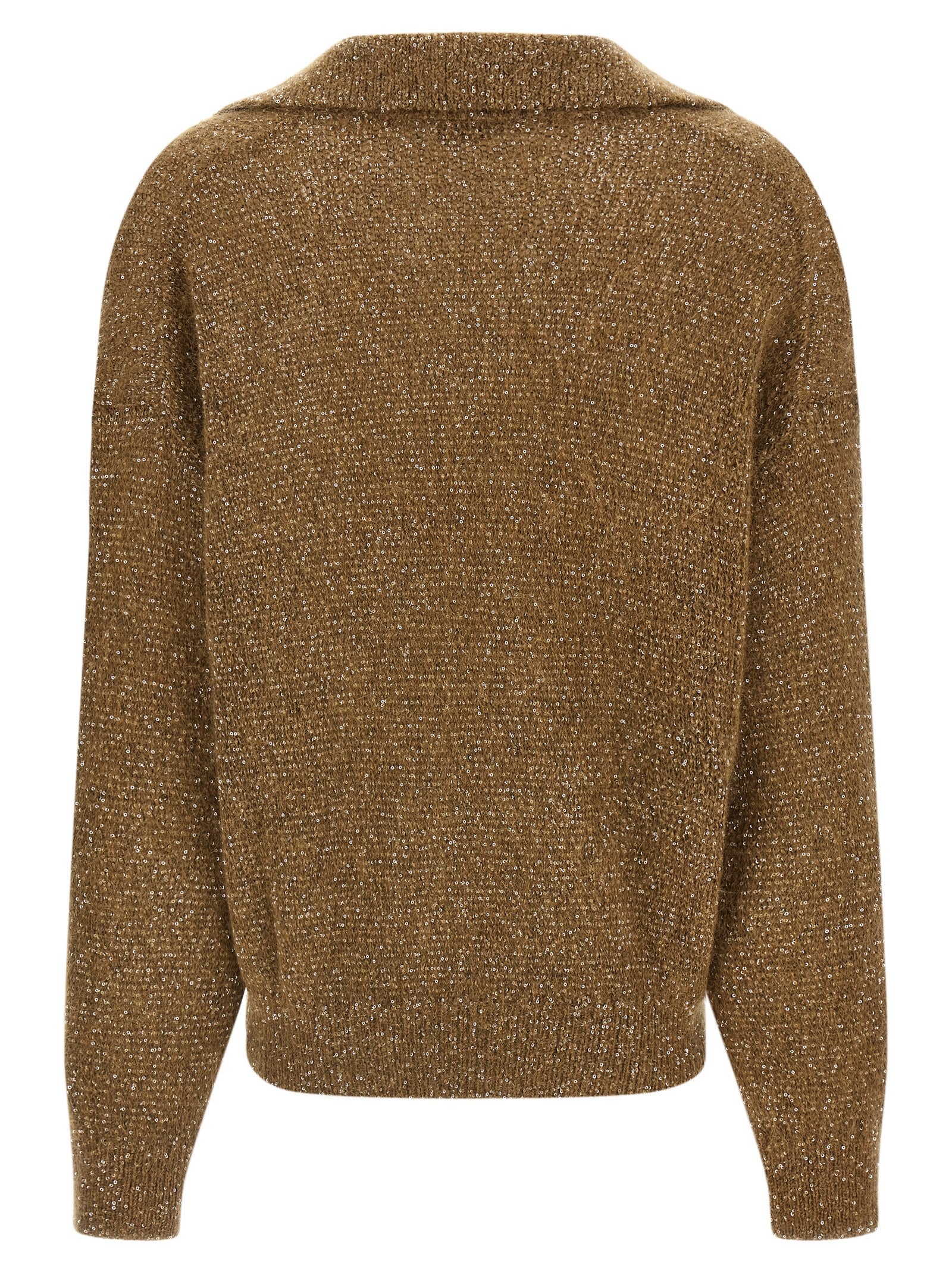 Brown Polyamide Polo Shirt
