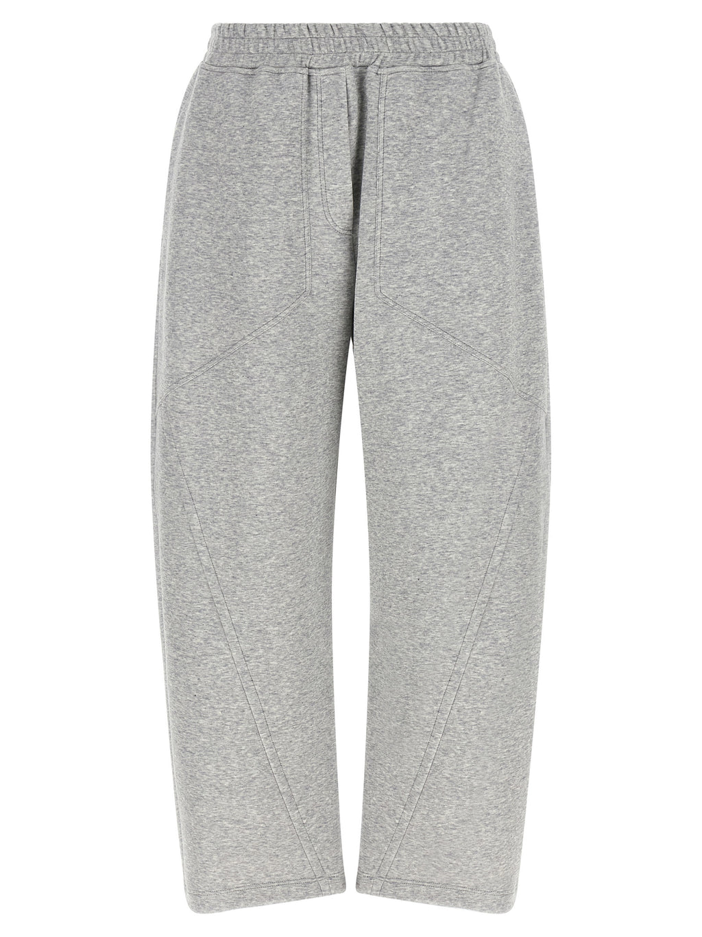 Gray Cotton Athletic Pants