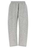 Gray Cotton Athletic Pants
