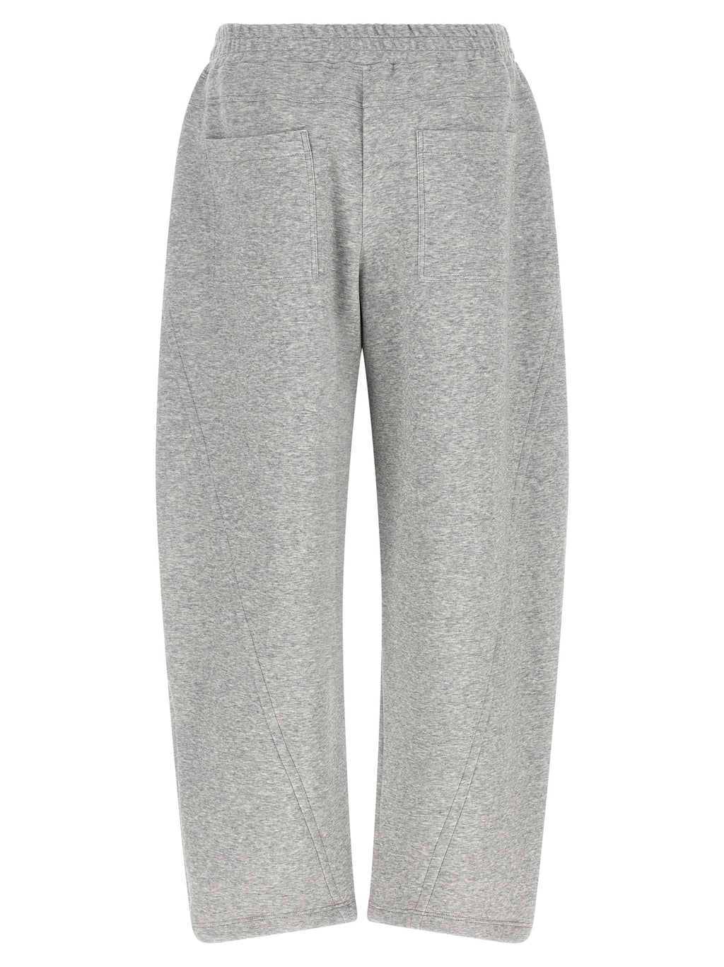 Gray Cotton Athletic Pants