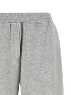 Gray Cotton Athletic Pants