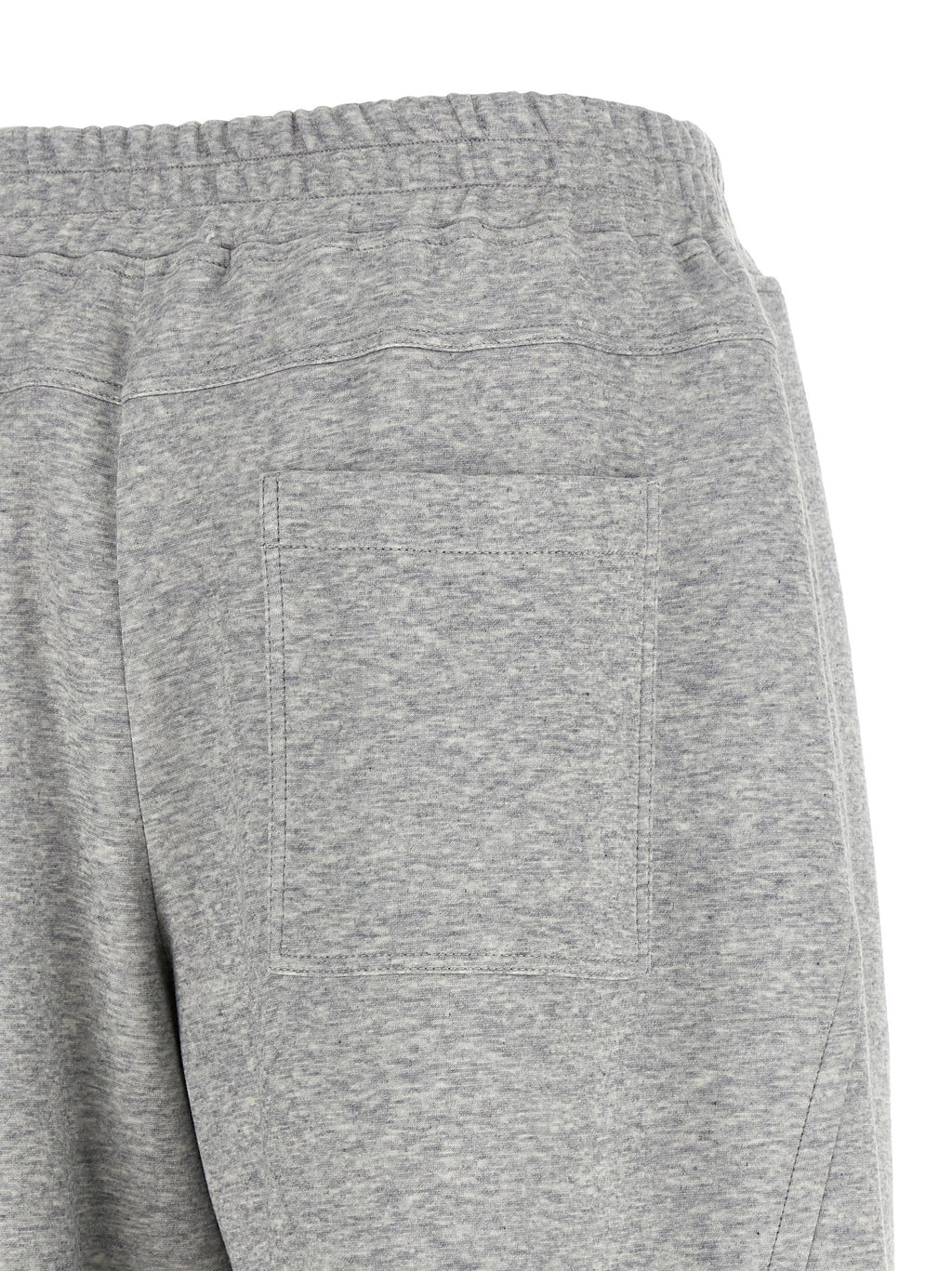 Gray Cotton Athletic Pants