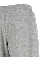 Gray Cotton Athletic Pants