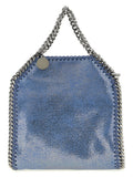 Blue Polyester Handbag