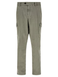 Bicolor Cotton Cargo Pants