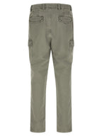 Bicolor Cotton Cargo Pants