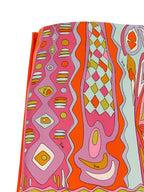 Multicolor Silk Long Skirt