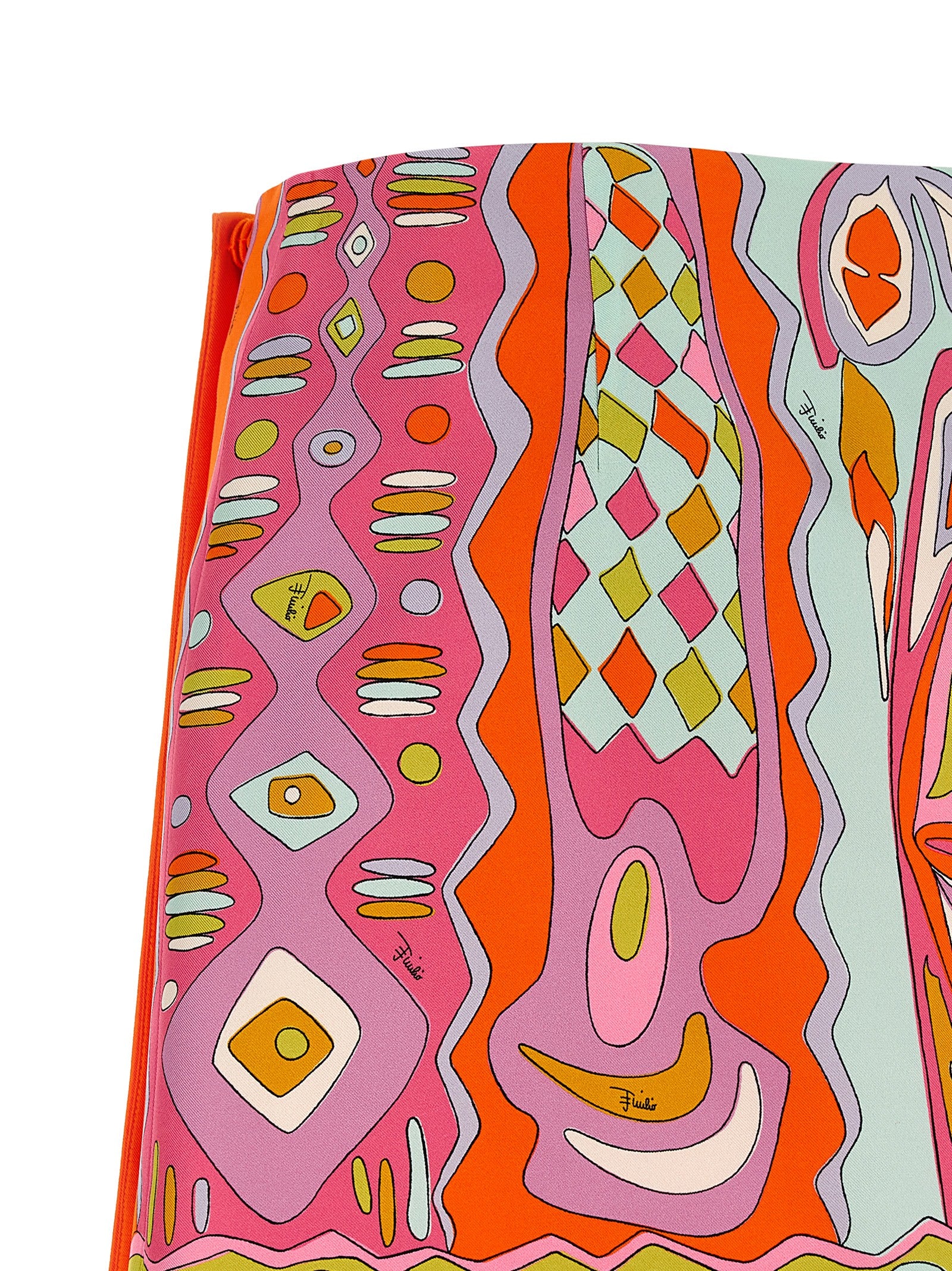 Multicolor Silk Long Skirt