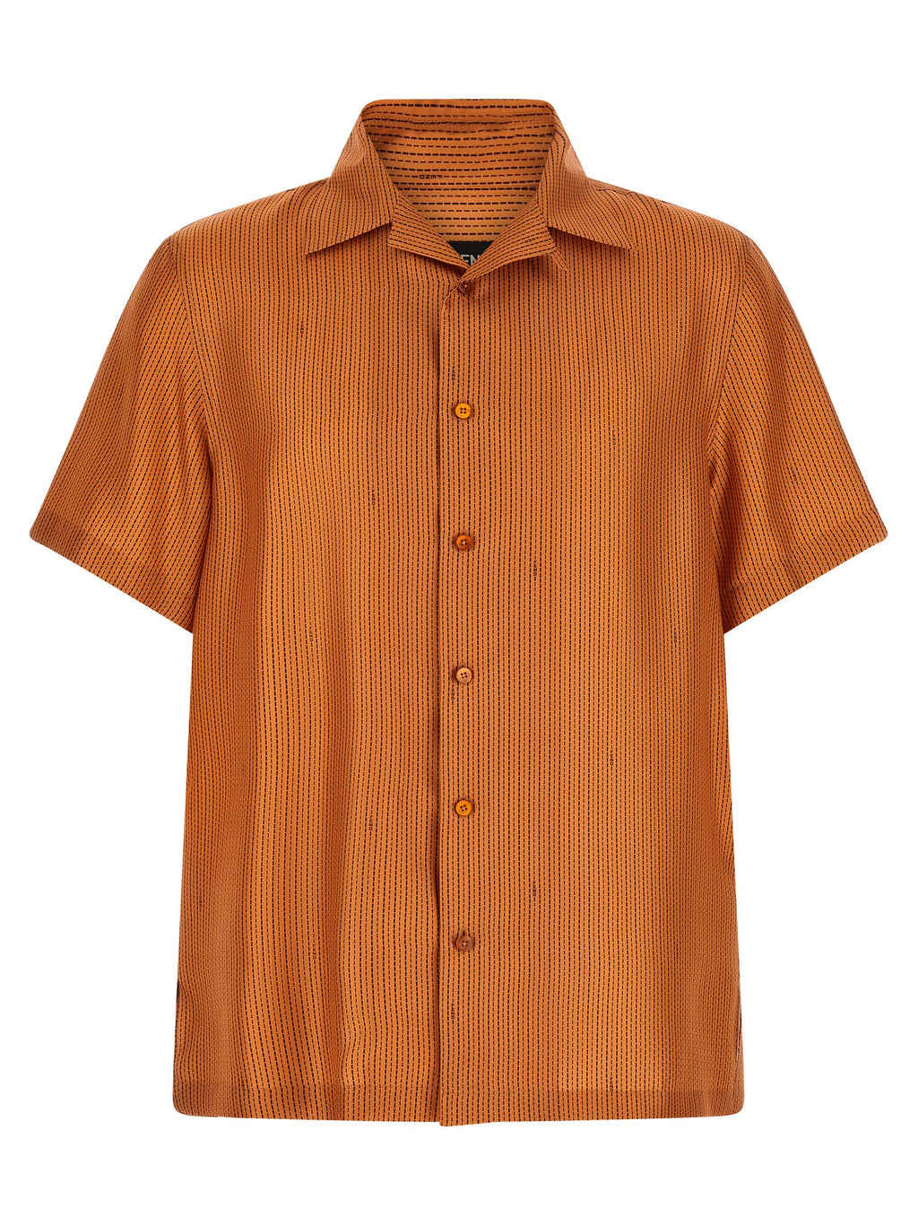 Orange Silk Blouse