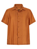 Orange Silk Blouse