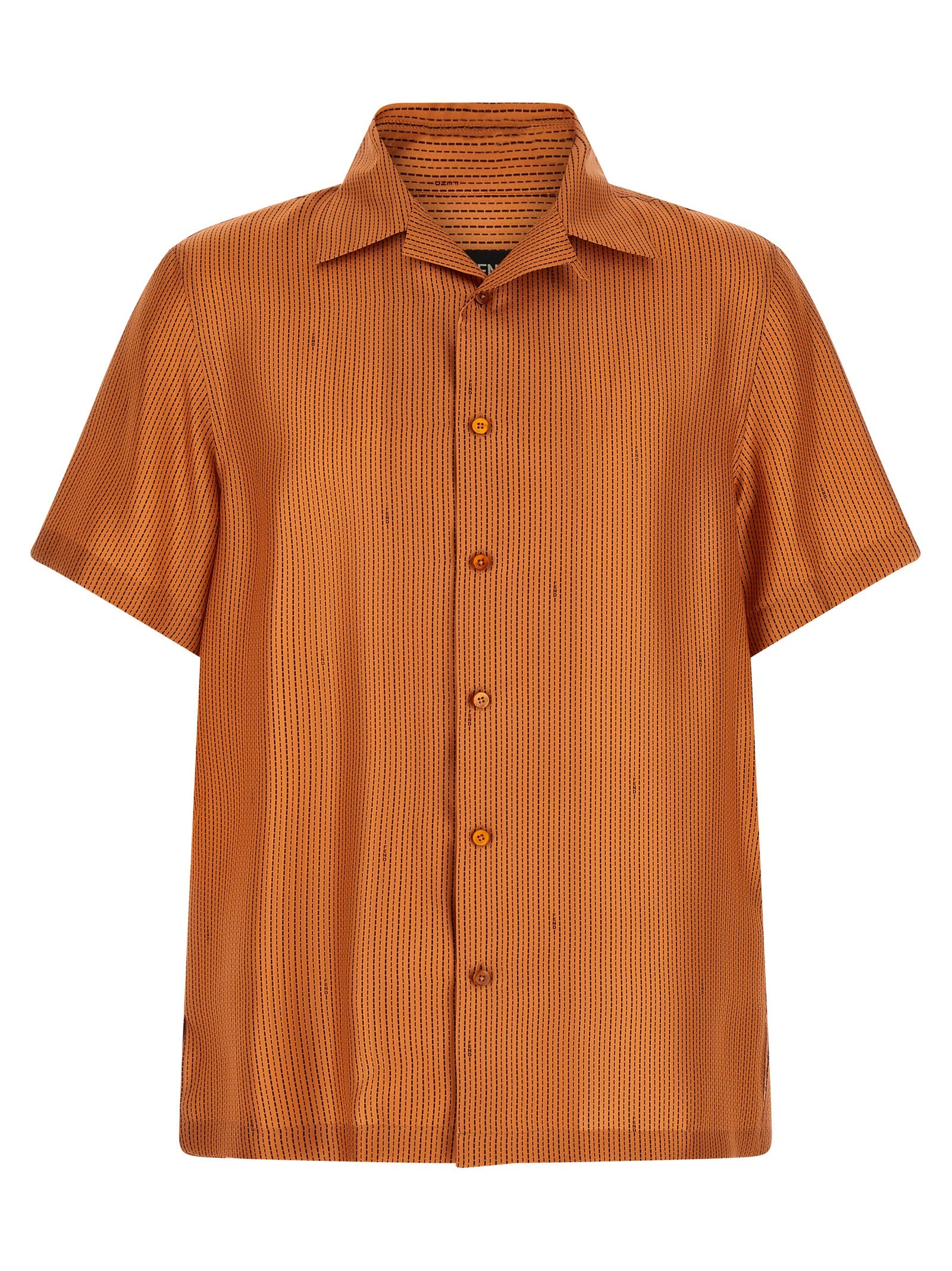 Orange Silk Blouse