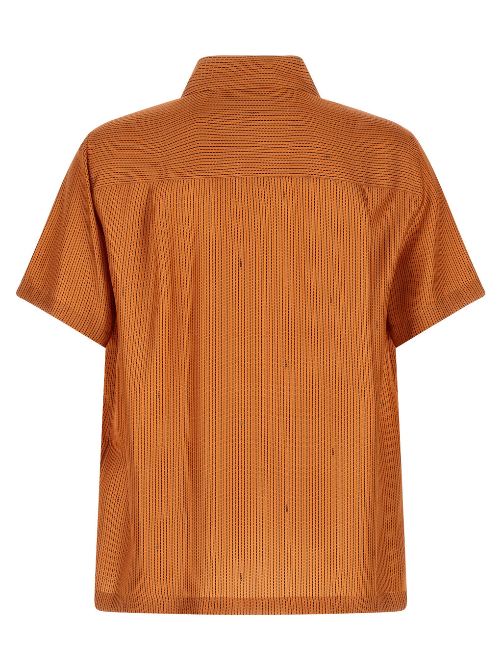 Orange Silk Blouse