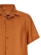 Orange Silk Blouse