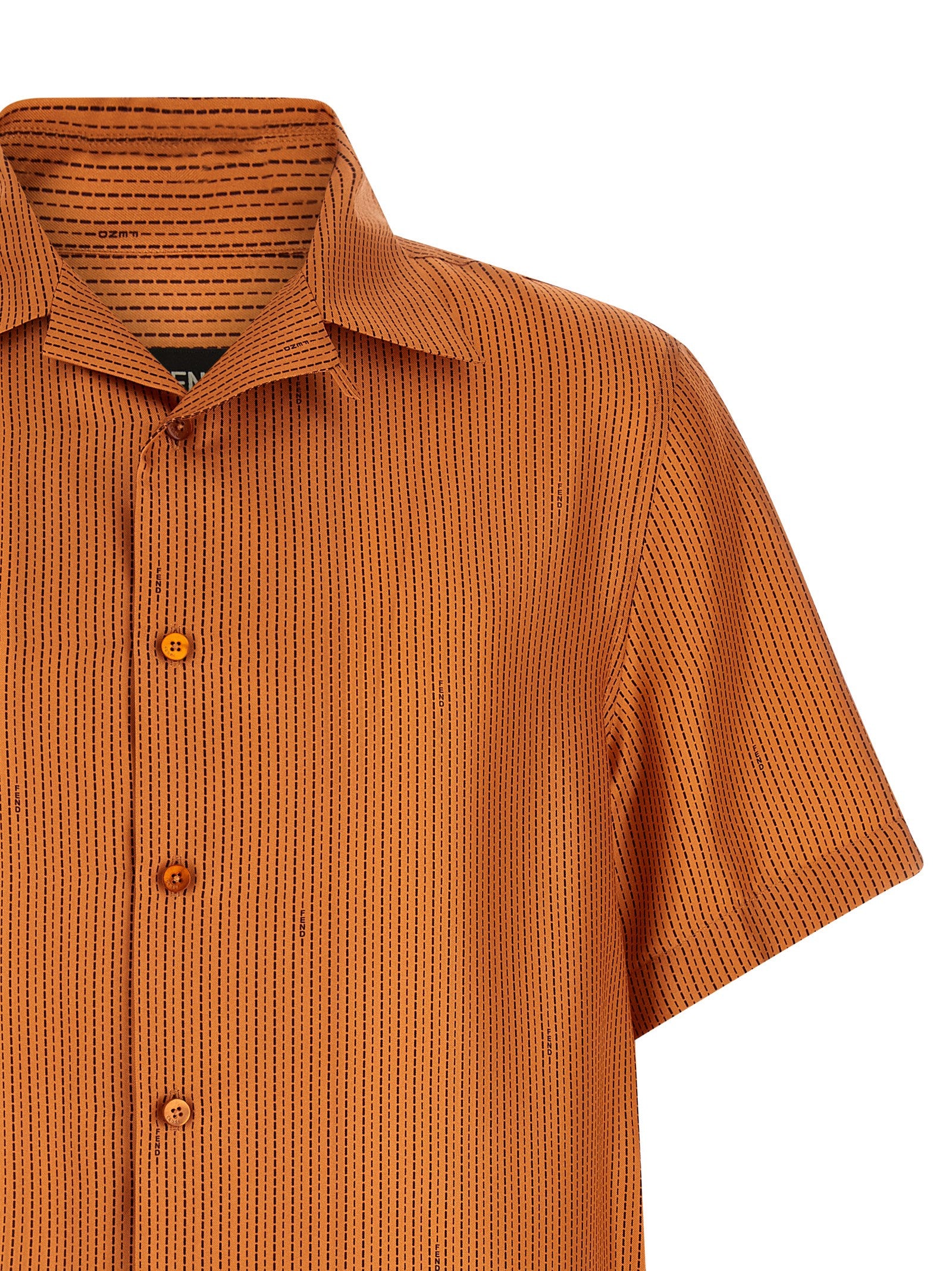Orange Silk Blouse