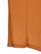 Orange Silk Blouse