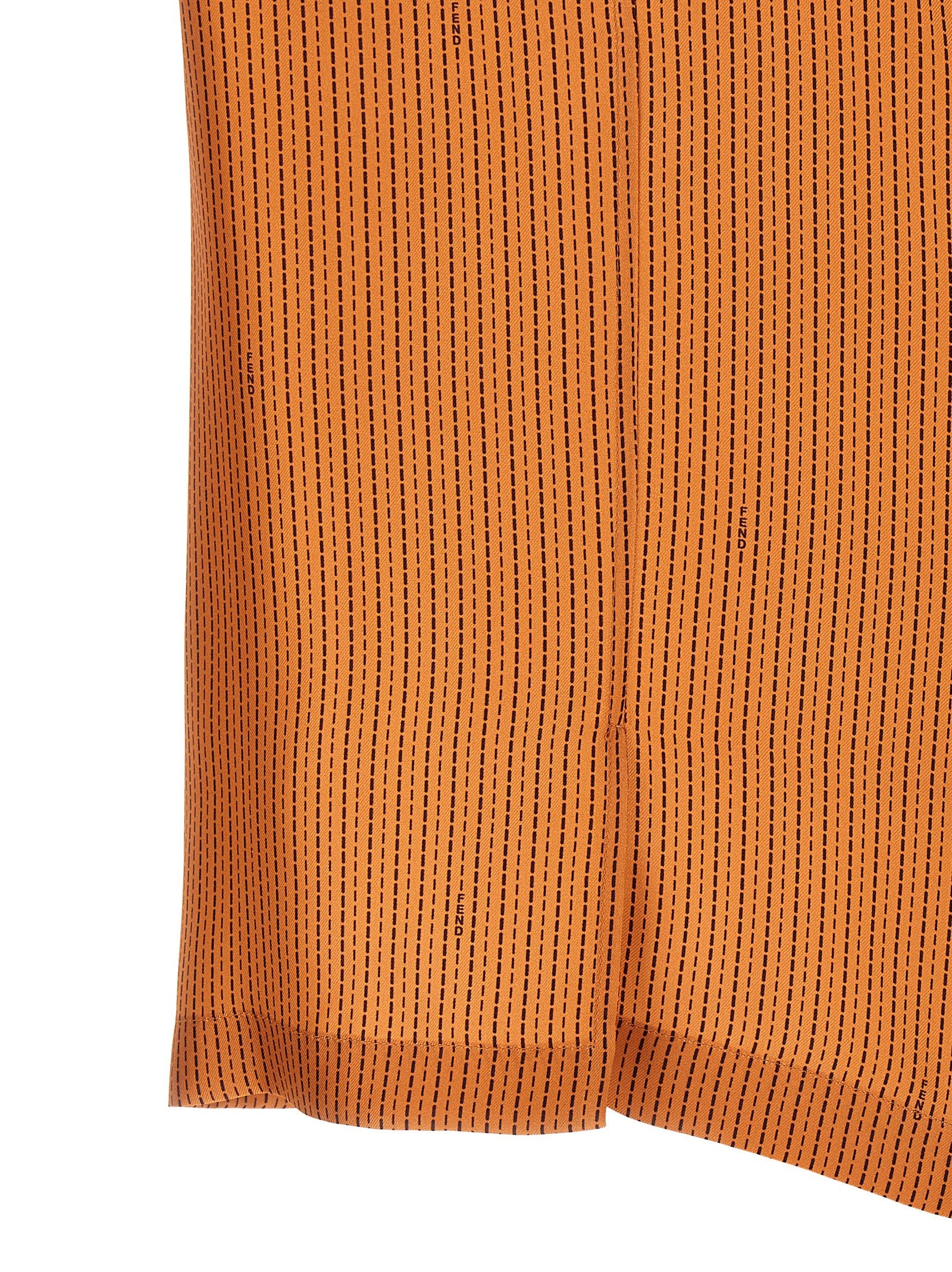 Orange Silk Blouse