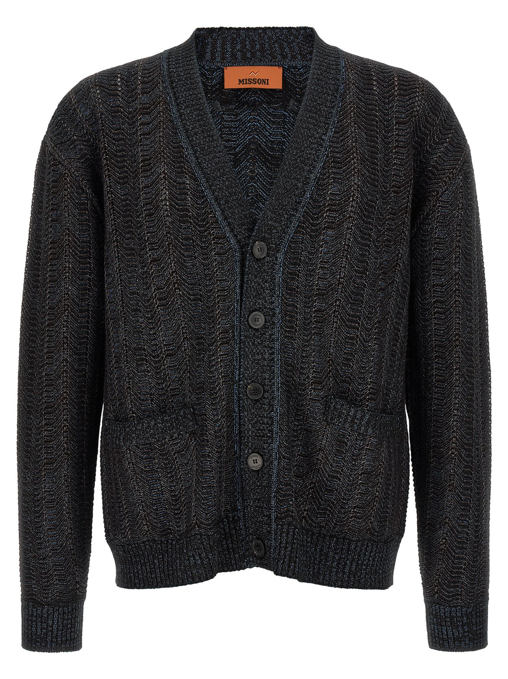 Blue Viscose Cardigan