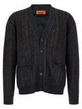 Blue Viscose Cardigan