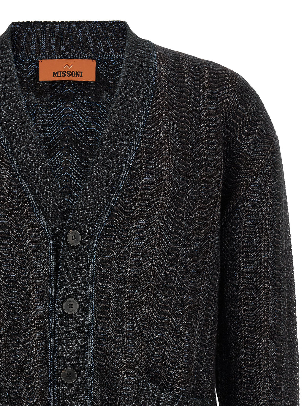 Blue Viscose Cardigan