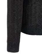 Blue Viscose Cardigan
