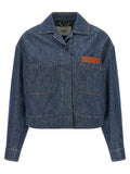 Blue Cotton Denim Jacket
